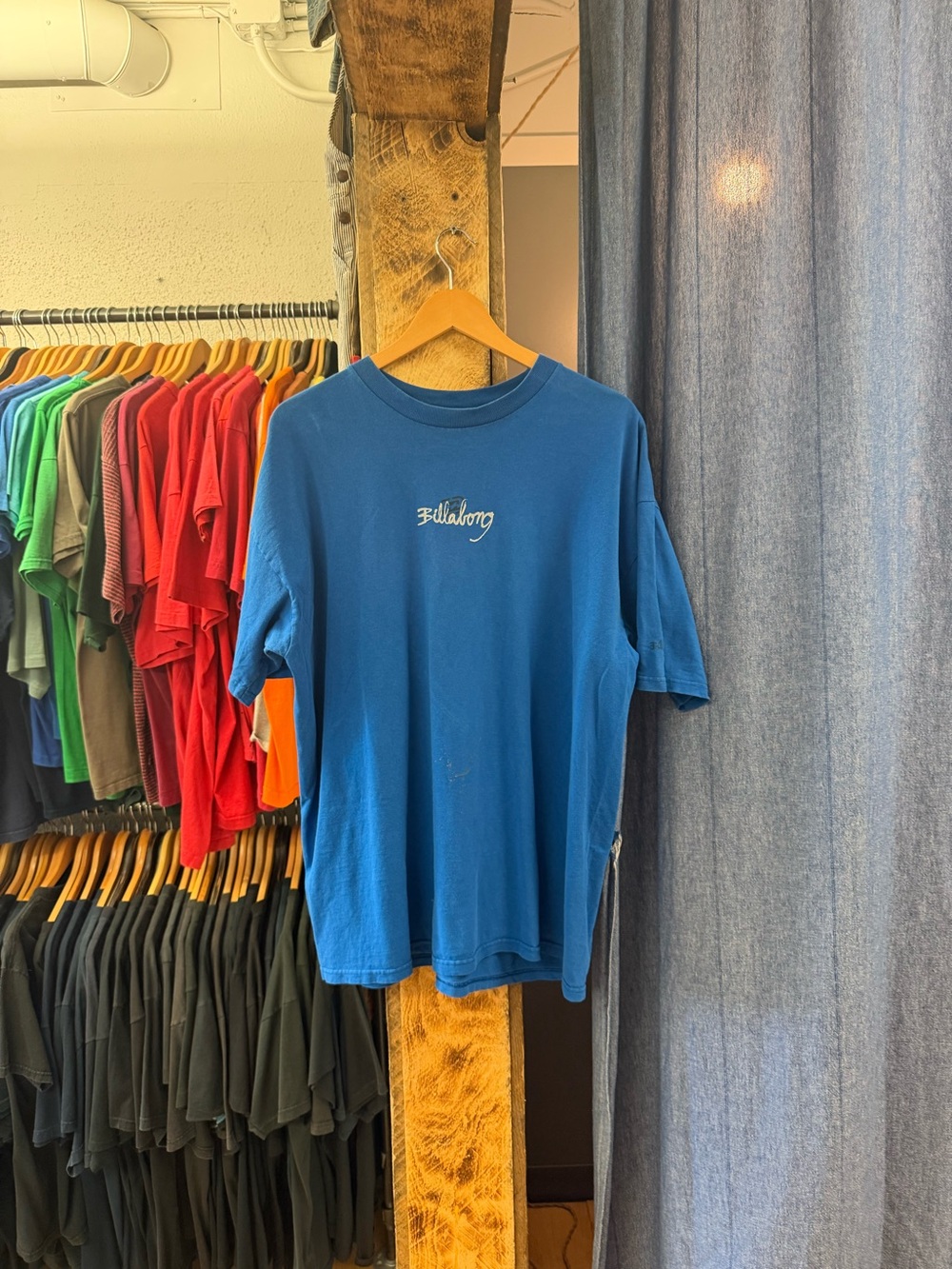 Vintage Billabong Blue graphic t-shirt